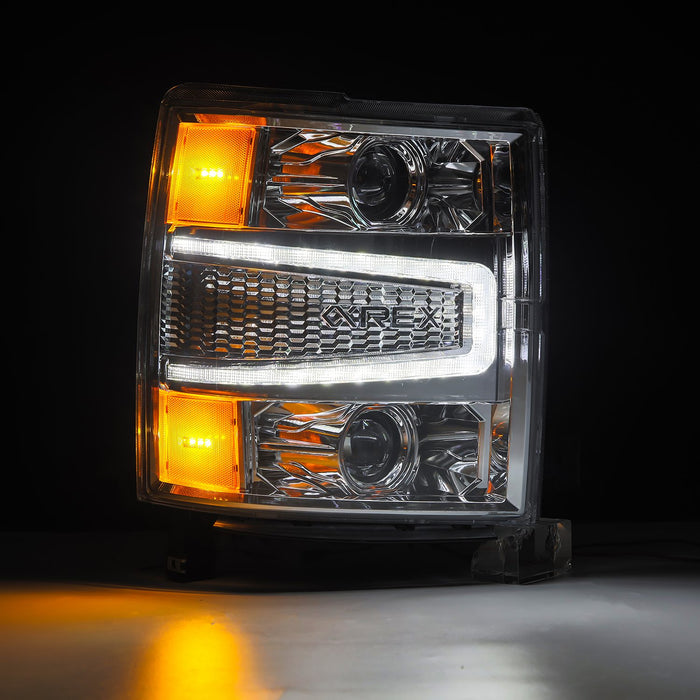 AlphaRex 880243 Luxx-Series Projector Headlights - Truck Part Superstore