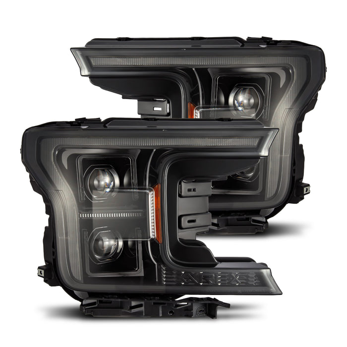 AlphaRex 880253 Projector Headlights Alpha-Black - Truck Part Superstore