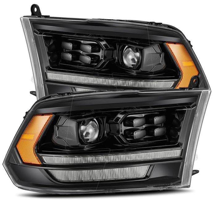 AlphaRex 880520 LED Projector Headlights in Alpha- Black - Truck Part Superstore