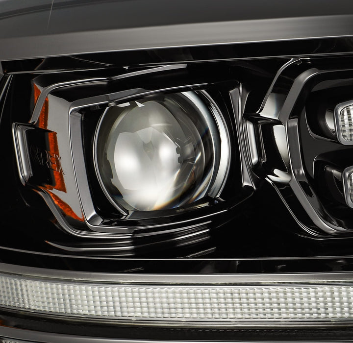 AlphaRex 880520 LED Projector Headlights in Alpha- Black - Truck Part Superstore
