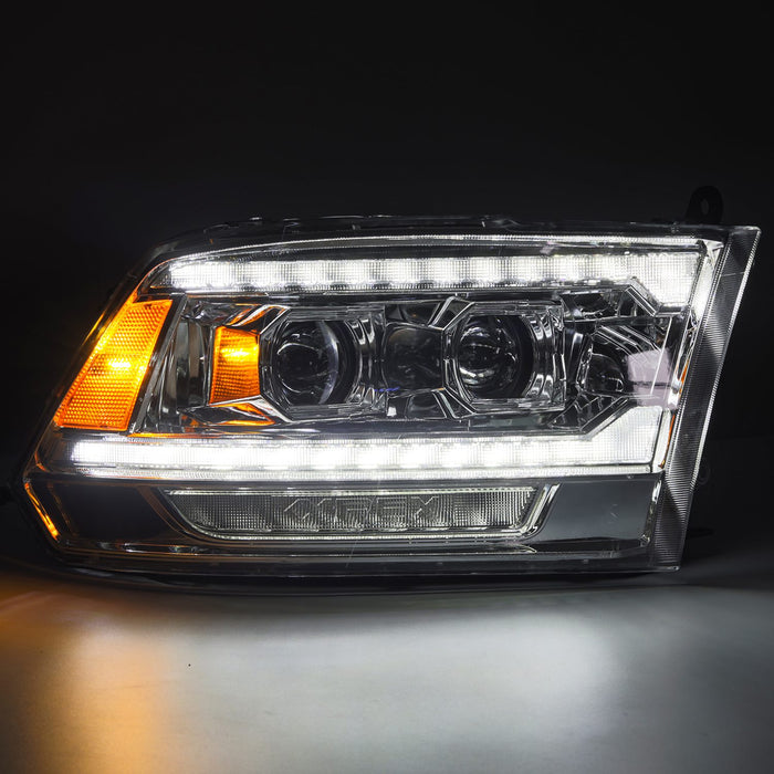 AlphaRex 880562 Projector Headlights Alpha- Black - Truck Part Superstore