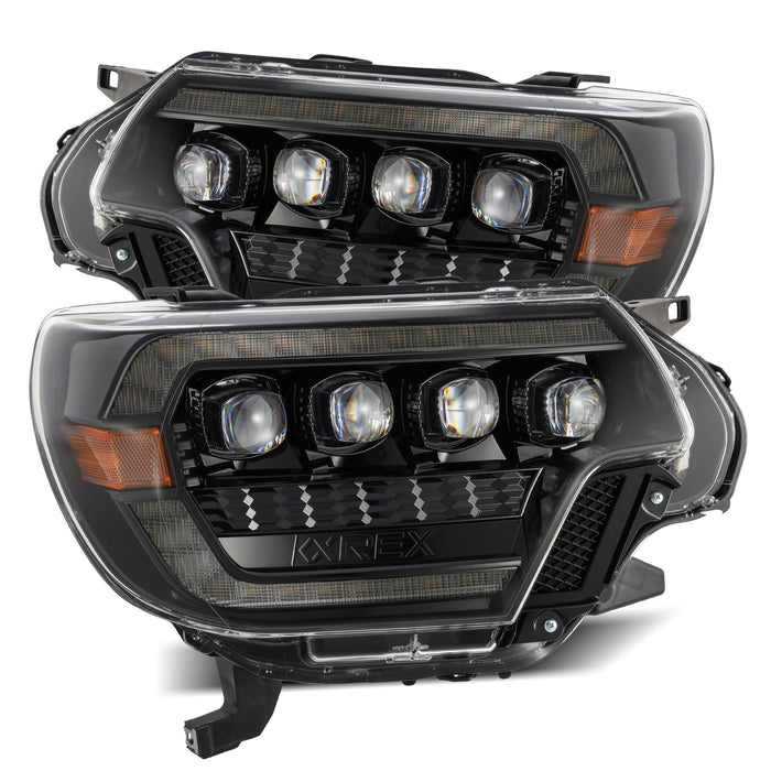 AlphaRex 880752 LED Projector Headlights in Alpha-Black - Truck Part Superstore