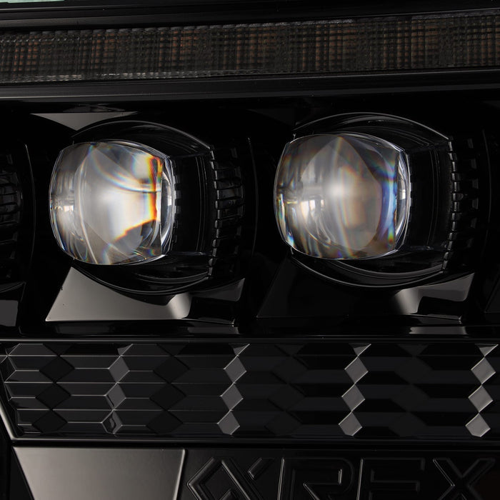 AlphaRex 880752 LED Projector Headlights in Alpha-Black - Truck Part Superstore