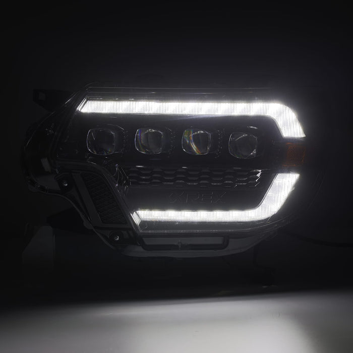 AlphaRex 880752 LED Projector Headlights in Alpha-Black - Truck Part Superstore