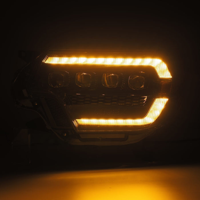 AlphaRex 880752 LED Projector Headlights in Alpha-Black - Truck Part Superstore
