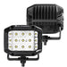 Go Rhino 750300323SCS Bright Series Lights - Pair of 4x3 Sideline Cube Spot Light Kit - Truck Part Superstore