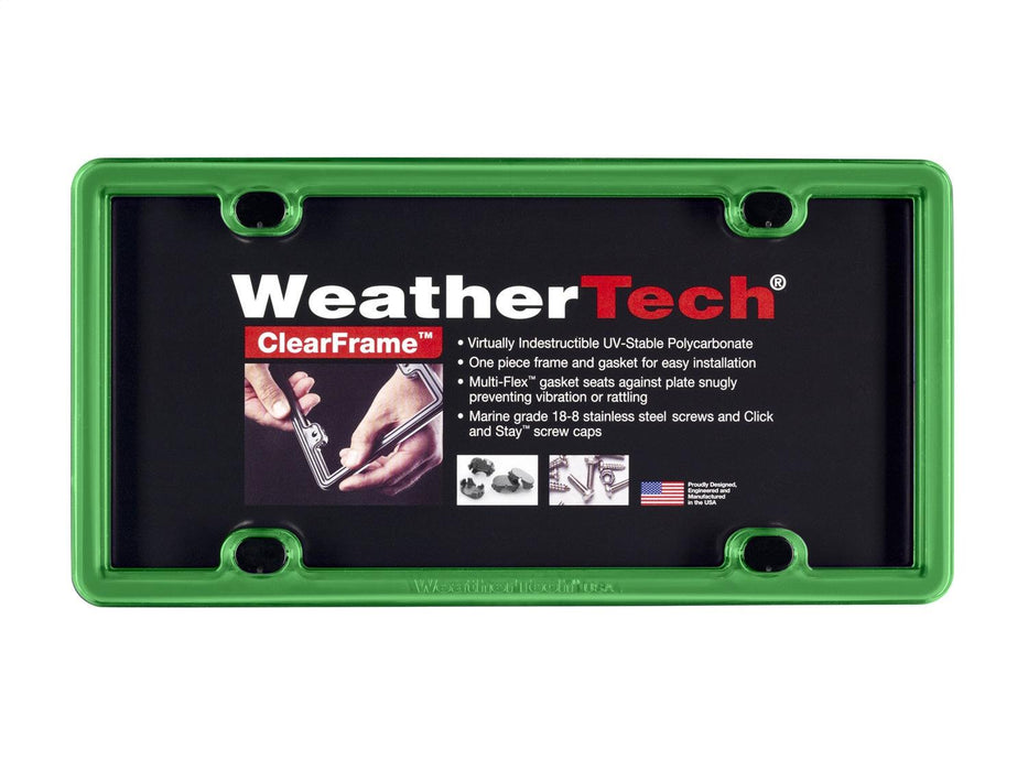 Weathertech 8ALPCF11 ClearFrame, Kelly Green - Truck Part Superstore