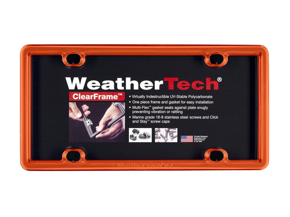 Weathertech 8ALPCF13 ClearFrame, Orange - Truck Part Superstore