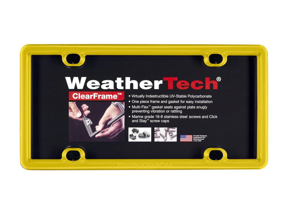 Weathertech 8ALPCF14 ClearFrame, Yellow - Truck Part Superstore
