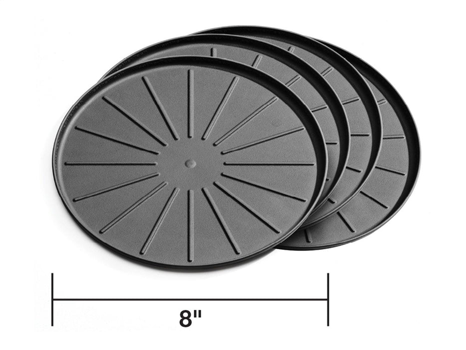 Weathertech 8A8CSTBK Round Coaster Set - Truck Part Superstore