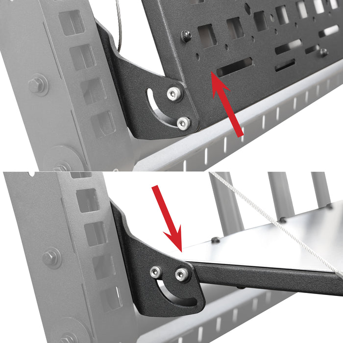 Go Rhino 5950115T Convenient fold down table and accessory mounting solution  for XRS Xtreme Rack - Truck Part Superstore