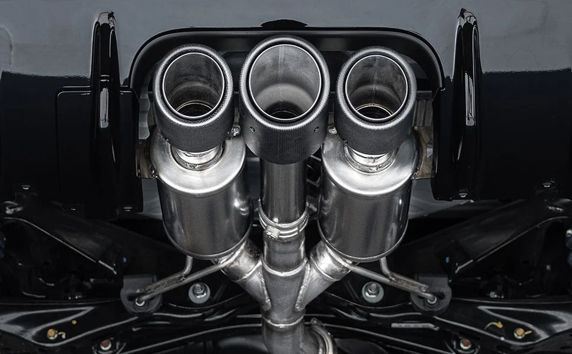 MagnaFlow Exhaust Products 19611 xMOD Series Carbon Fiber Tips Cat-Back System - Truck Part Superstore