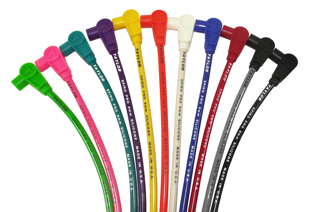 Taylor Cable 10235 8mm Spiro-Pro Motorcycle Ignition Wire Set - Truck Part Superstore