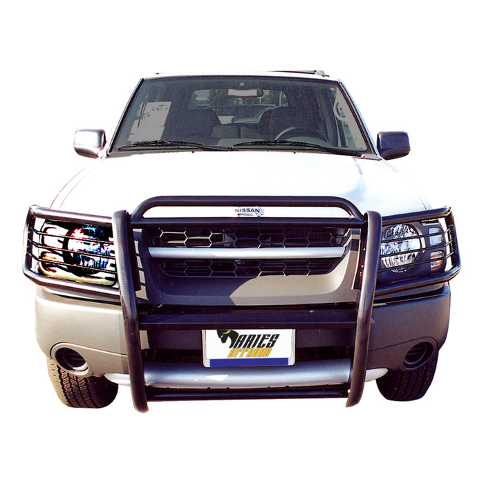 ARIES 9043 Black Steel Grille Guard, Select Nissan Frontier, Xterra for Select Nissan Frontier
