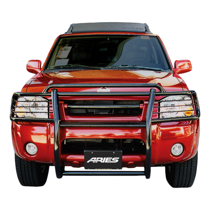 ARIES 9044 Black Steel Grille Guard, Select Nissan Frontier for Select Nissan Frontier