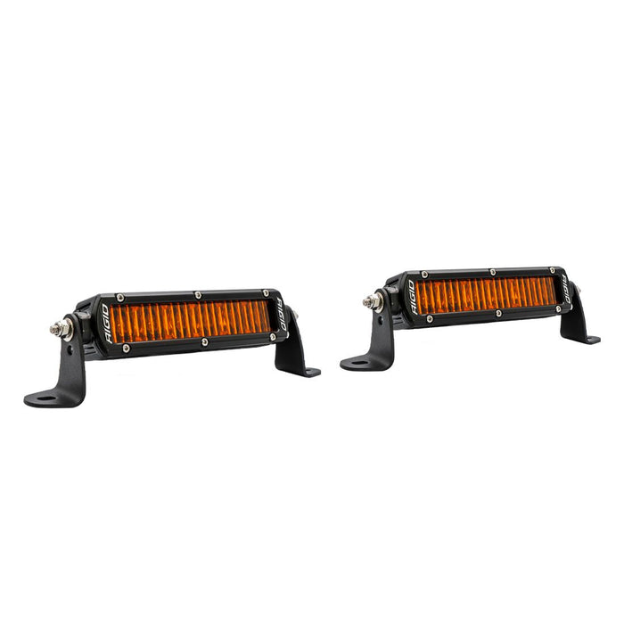 Rigid Industries 906705 SR-Series SAE 6 Inch with Amber PRO Lens Pair Rigid Industries - Truck Part Superstore