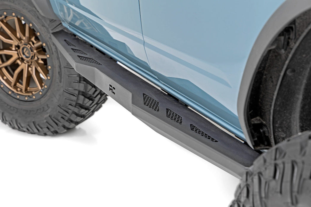 Rough Country 90803 Rock Sliders Heavy Duty 4-Door Ford Bronco 4WD (21-23) Rough Country - Truck Part Superstore