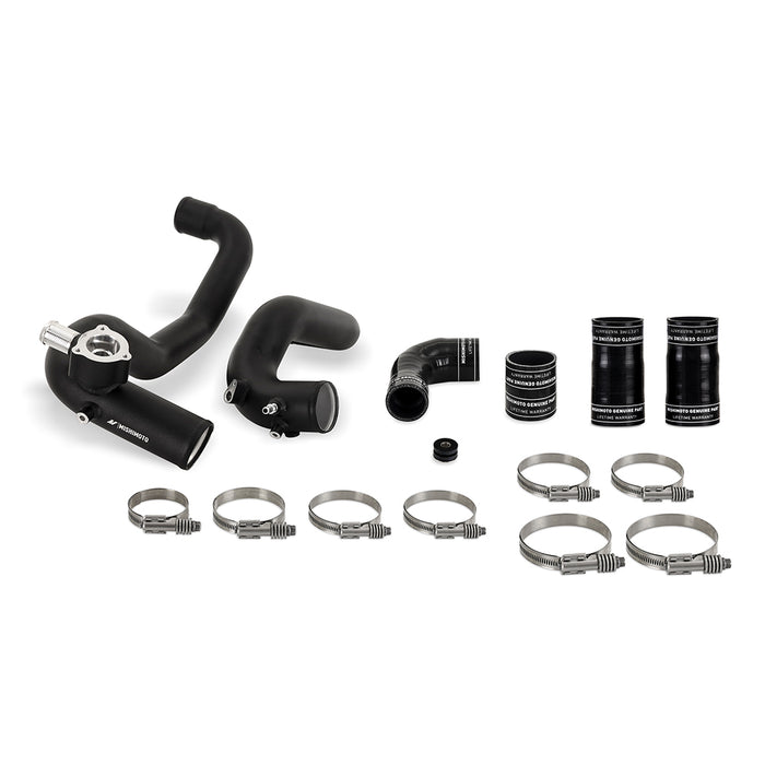 Mishimoto MMICP-BR23-21UHBK High-Mount Intercooler Pipe Upgrade Kit, Fits Ford Bronco 2.3L 2021+, Black - Truck Part Superstore
