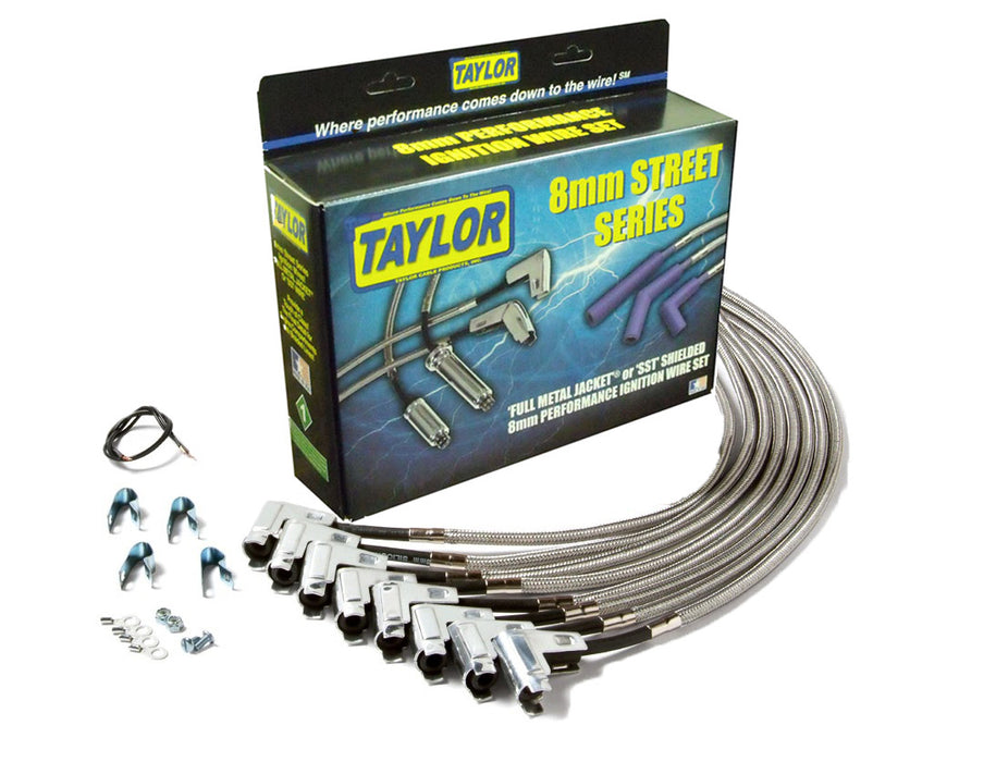 Taylor Cable 91002 Full Metal Jacket Ignition Wire Set - Truck Part Superstore