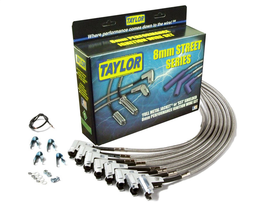 Taylor Cable 91002 Full Metal Jacket Ignition Wire Set - Truck Part Superstore