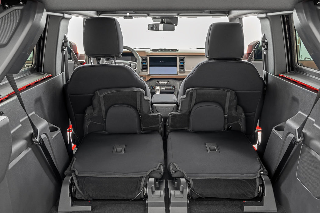 Rough Country 91050 Seat Covers Bucket Seats Front Row and Rear Row Ford Bronco 2 Door (21-23) Rough Country - Truck Part Superstore