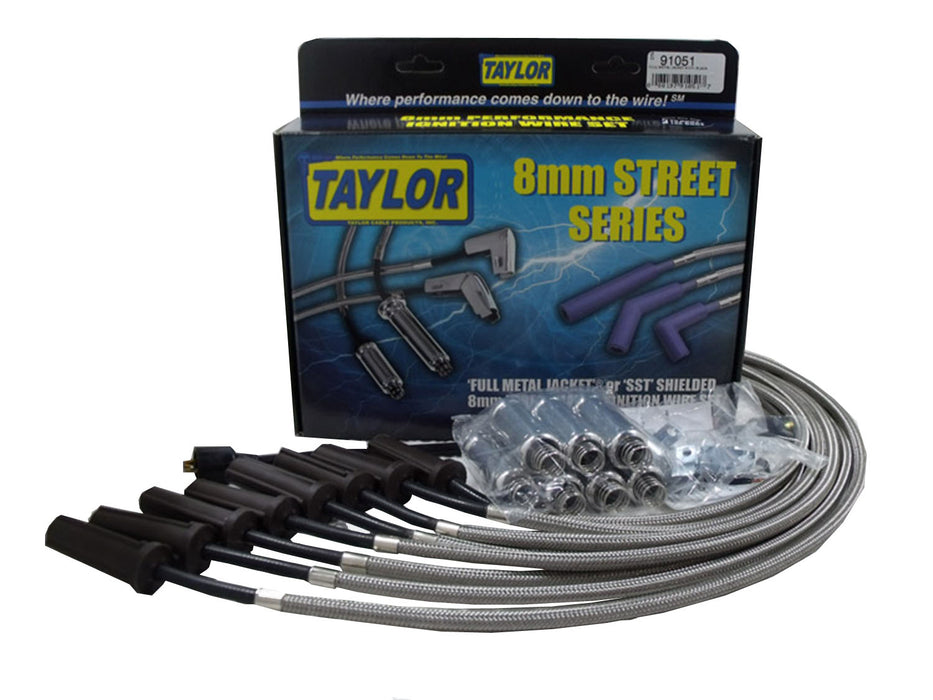 Taylor Cable 91051 Full Metal Jacket Ignition Wire Set - Truck Part Superstore
