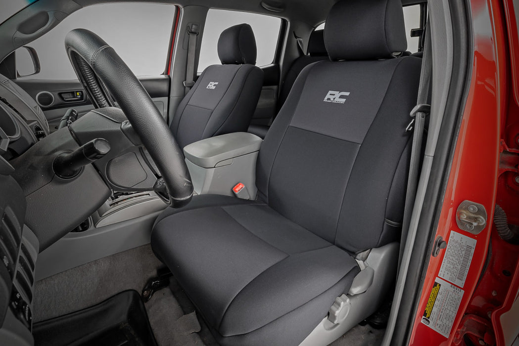 Rough Country 91052 Seat covers FR and RR Crew Cab Toyota Tacoma 2WD/4WD (05-15) Rough Country - Truck Part Superstore