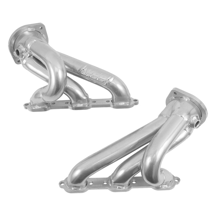 BBK Performance Parts 40400 2006-10 CHARGER CHALLENGER 3.5L SHORTY EXHAUST HEADERS (POLISHED SILVER CERAMIC) - Truck Part Superstore