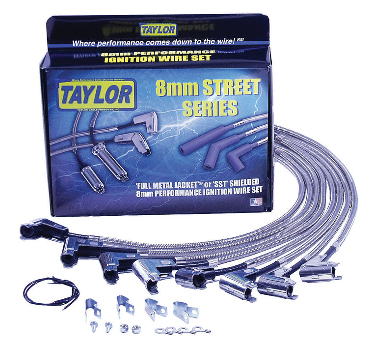 Taylor Cable 91004 Full Metal Jacket Ignition Wire Set - Truck Part Superstore