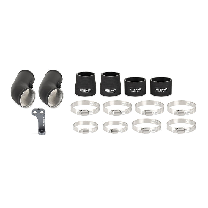 Mishimoto MMICP-F10-12MWBK Mishimoto Charge Pipes, Fits BMW F1X M5/M6 2012-2018, Micro Wrinkle Black - Truck Part Superstore