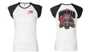 MSD 94583 Ladies Cap Sleeve Baseball T-Shirt - Truck Part Superstore