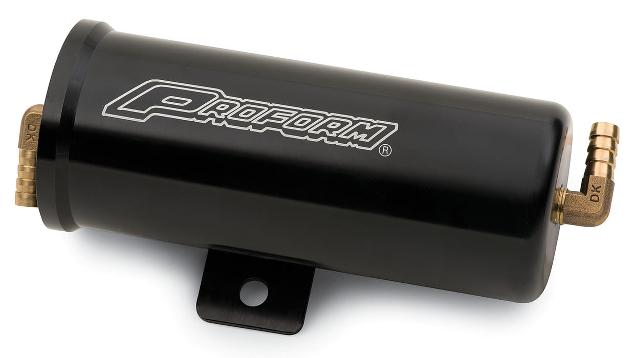 ProForm 69527 Radiator Overflow Canister Billet Aluminum Universal Anodized Black Proform - Truck Part Superstore