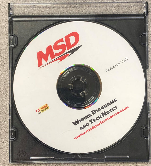 MSD 9607 CD Rom; Wiring Diagrams/Tech Notes; In Adobe Acrobat; - Truck Part Superstore