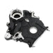 Holley 97-418 Timing Cover; Fits w/Ford 7.3 Liter Godzilla Engine; Cast Aluminum; Black; - Truck Part Superstore