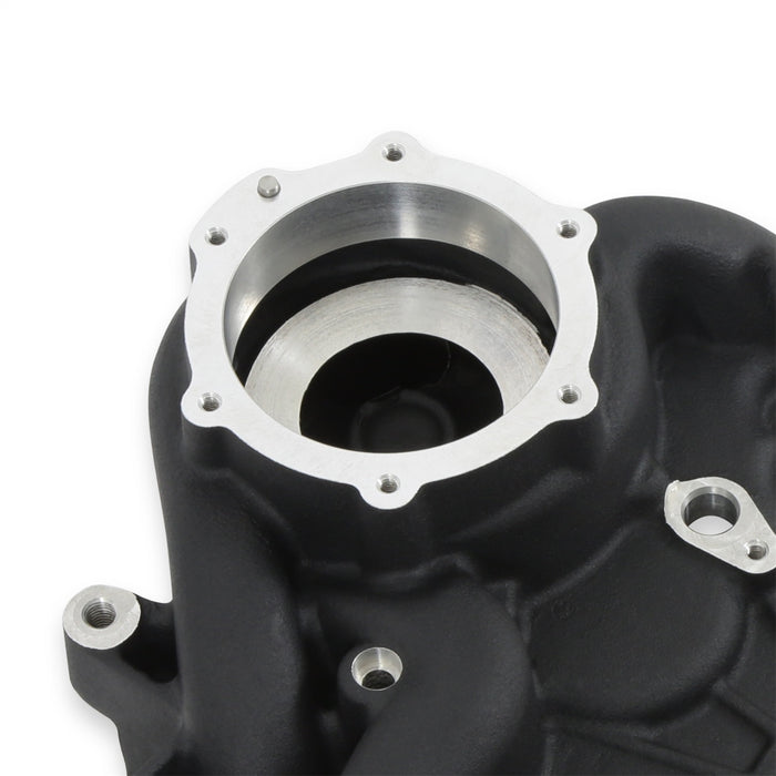 Holley 97-418 Timing Cover; Fits w/Ford 7.3 Liter Godzilla Engine; Cast Aluminum; Black; - Truck Part Superstore