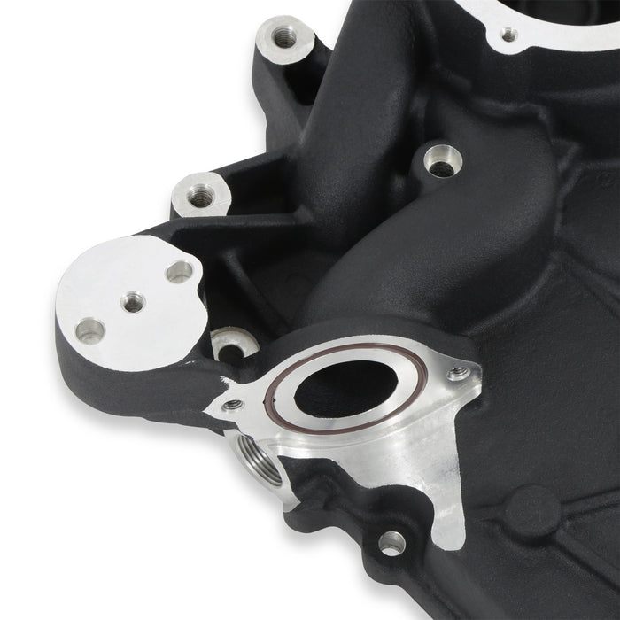 Holley 97-418 Timing Cover; Fits w/Ford 7.3 Liter Godzilla Engine; Cast Aluminum; Black; - Truck Part Superstore