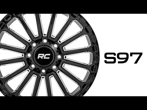Rough Country 97201013 97 Series Wheel One-Piece Gloss Black 20x10 5x4.5 -19mm Rough Country - Truck Part Superstore