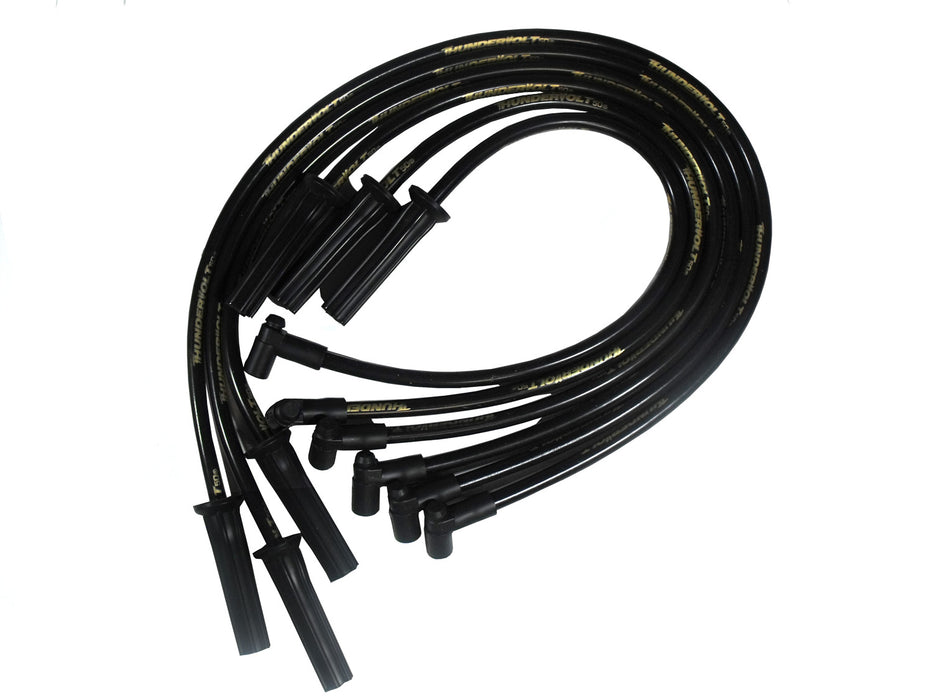 Taylor Cable 98023 ThunderVolt 50 10.4mm Ignition Wire Set; Race Fit; 10.4 mm; Black - Truck Part Superstore