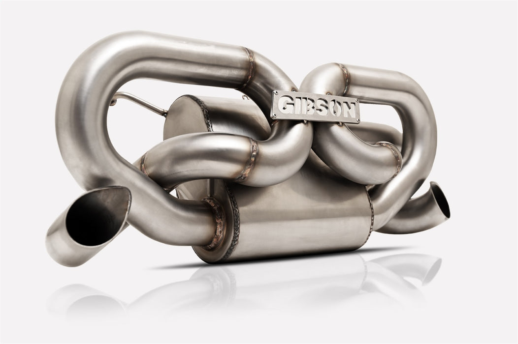 Gibson Performance Exhaust 98052 Polaris UTV Dual Side Exhaust; Black Stainless - Truck Part Superstore
