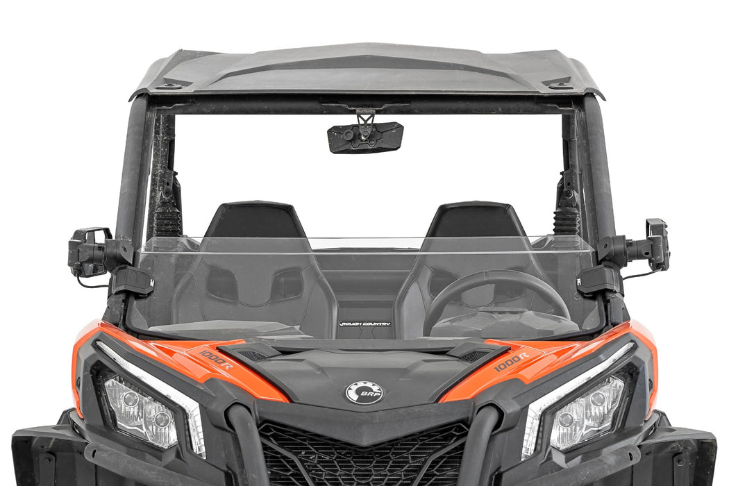 Rough Country 98101931 Half Windshield Scratch Resistant Can-Am Maverick Sport Rough Country - Truck Part Superstore