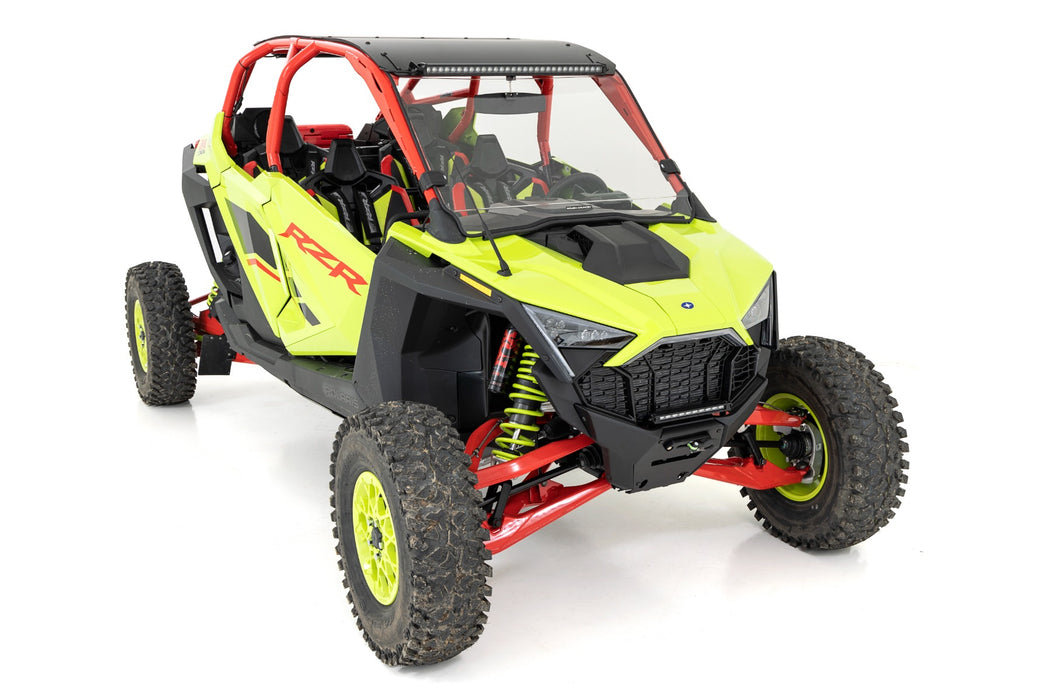 Rough Country 98102210 Full Windshield Scratch Resistant Bolt On Roof Polaris RZR Pro R/RZR Pro R 4 (2022) Rough Country - Truck Part Superstore