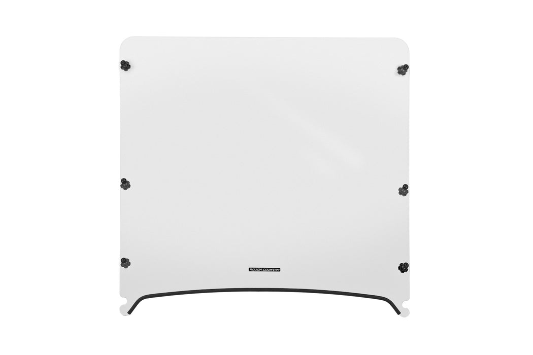 Rough Country 98102240 Full Windshield Scratch Resistant Yamaha Drive2 Golf Cart (2022) Rough Country - Truck Part Superstore
