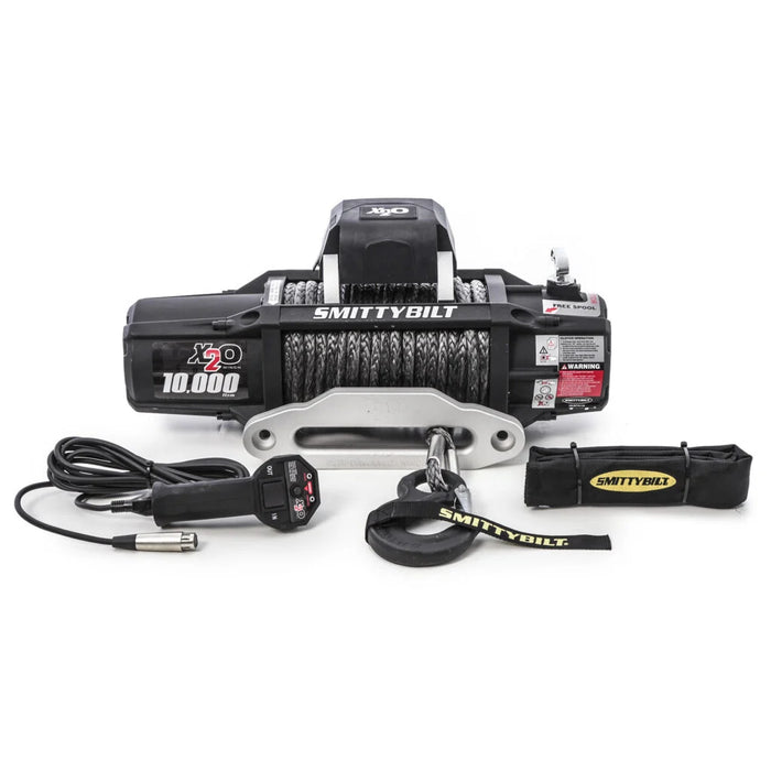 Smittybilt 98510 X2O 10 Comp Gen2 10,000 lb Winch Comp Series W/Synthetic Rope Aluminum Fairlead Smittybilt