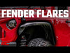 Rough Country 99036 High Clearance LED Flat Fender Flare Kit UV Treated Jeep Wrangler JL (18-23) Rough Country - Truck Part Superstore