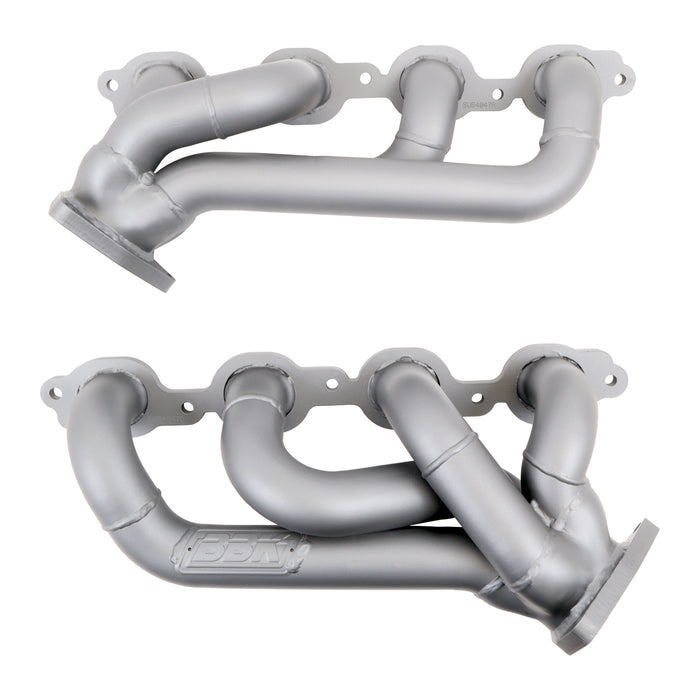 BBK Performance Parts 4047 2014-2018 Chevy GM Truck 5.3L 6.2L 1-3/4 Shorty Headers (TITANIUM CERAMIC) - Truck Part Superstore