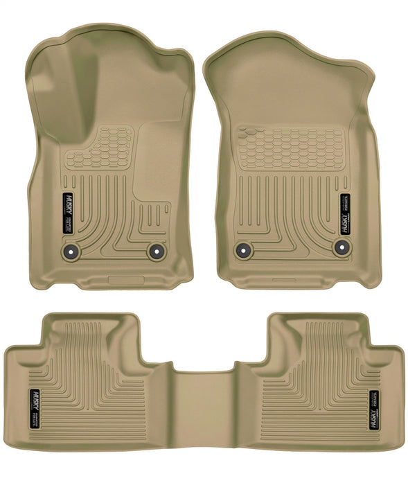 Husky Liners 99153 Weatherbeater-Front/2nd Seat Floor Liners for Select Dodge Durango, Jeep Grand Cherokee, Jeep Grand Cherokee WK