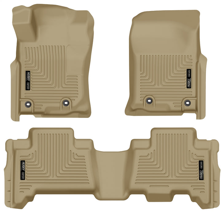 Husky Liners 99573 Weatherbeater-Front/2nd Seat Floor Liners for Select Lexus GX460, Toyota 4Runner
