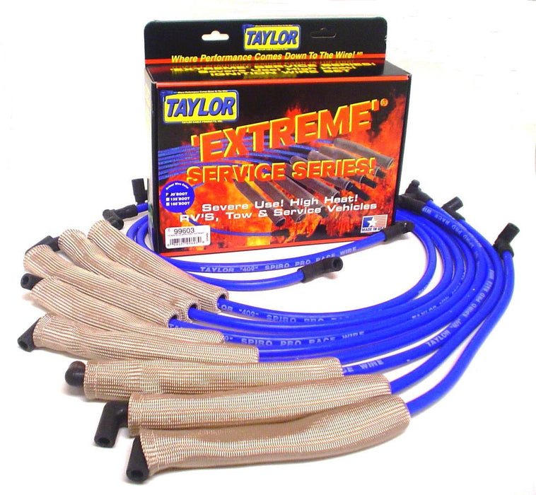 Taylor Cable 99603 10.4mm Extreme Service Ignition Wire Set - Truck Part Superstore