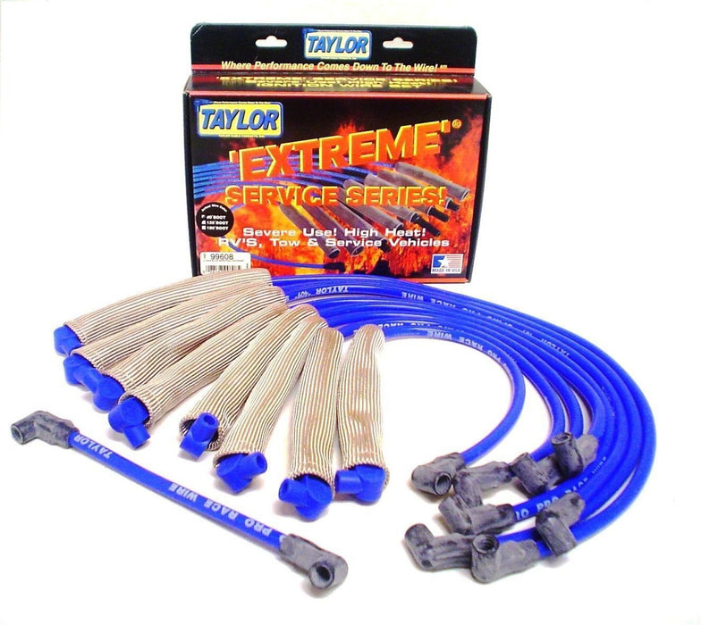 Taylor Cable 99608 10.4mm Extreme Service Ignition Wire Set - Truck Part Superstore