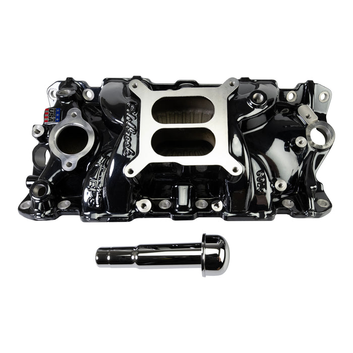 Edelbrock 2703-BP Small-Block Chevy, Black Plasma - Truck Part Superstore